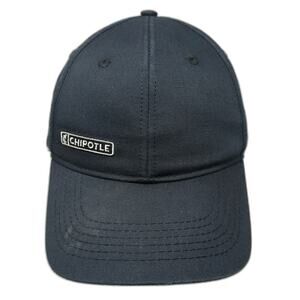 Loomstate Chipotle Baseball Cap Black One Size Organic Cotton Strapback Hat Logo